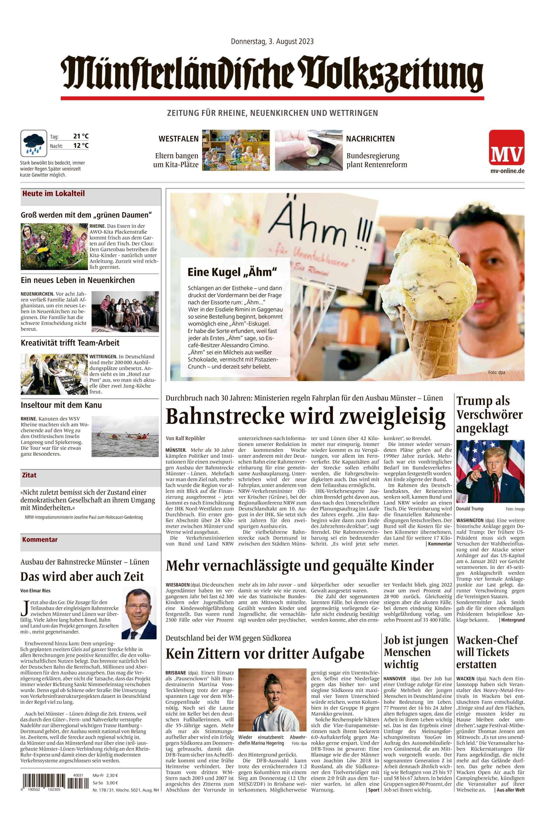 Ausgabe vom 03.08.2023