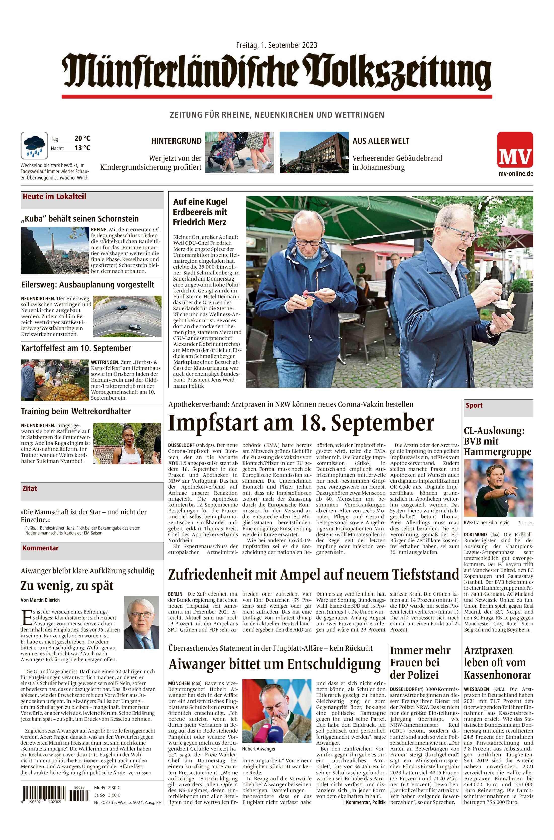 Ausgabe vom 01.09.2023