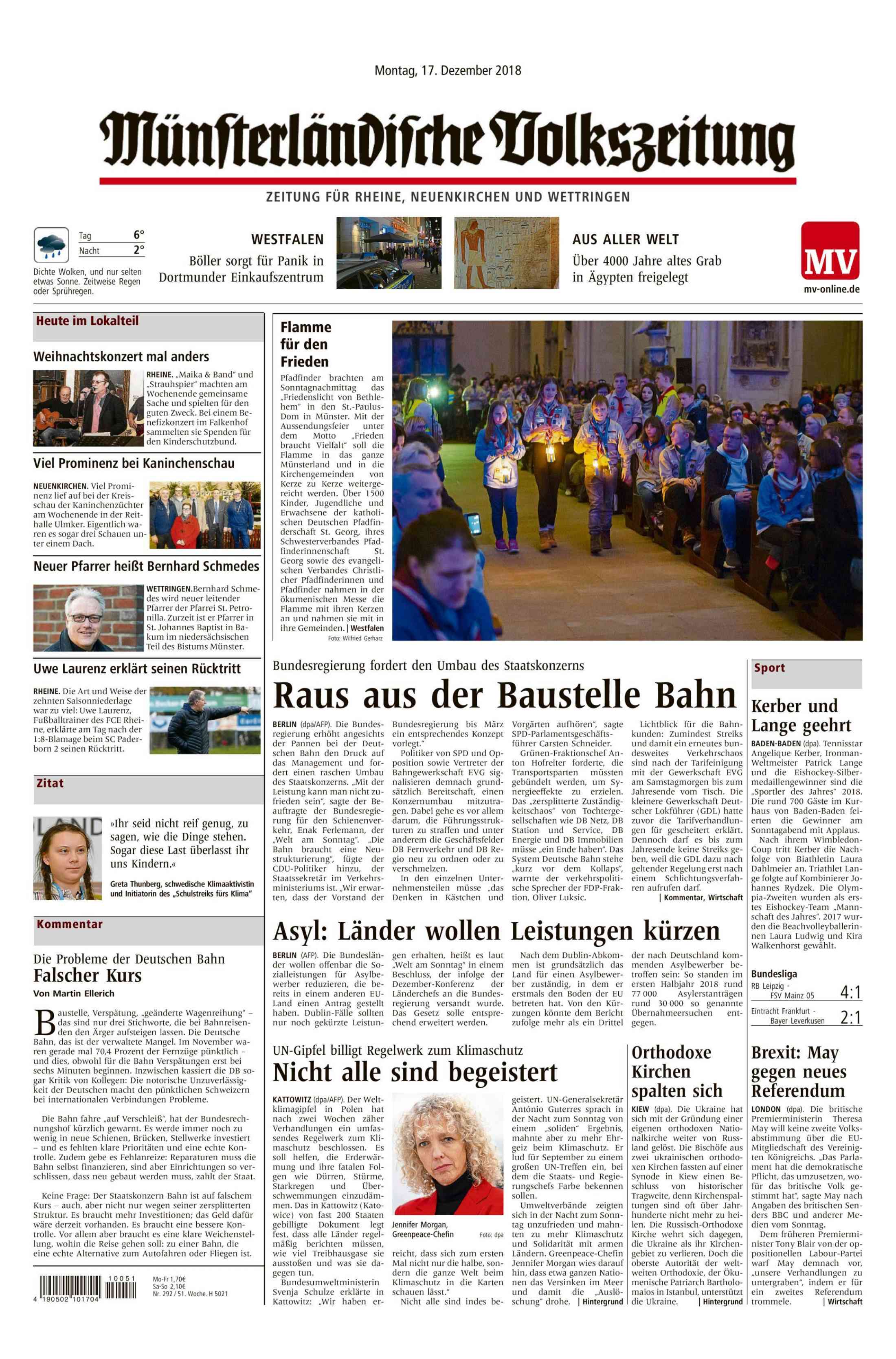 Ausgabe vom 17.12.2018