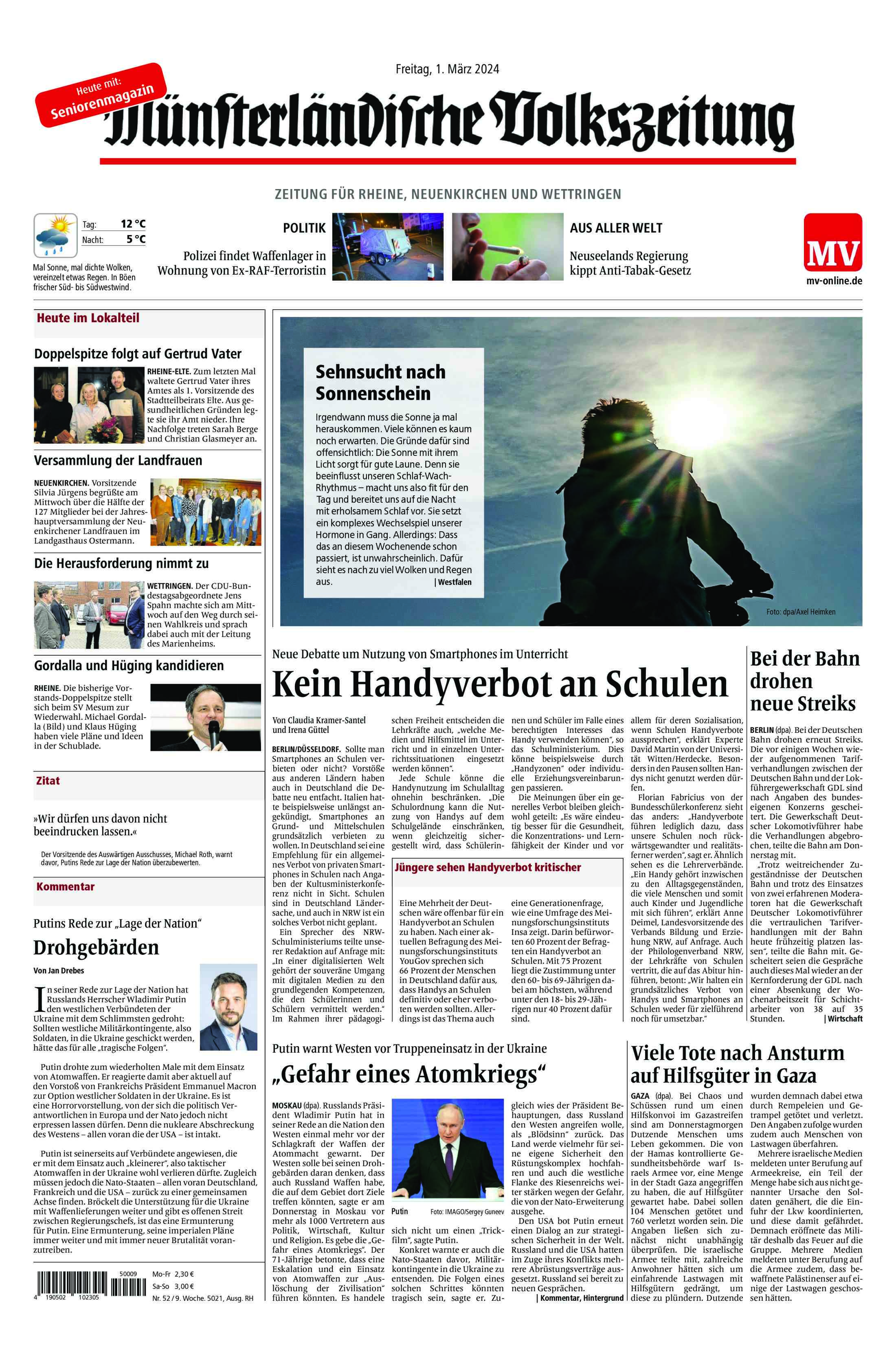 Ausgabe vom 01.03.2024