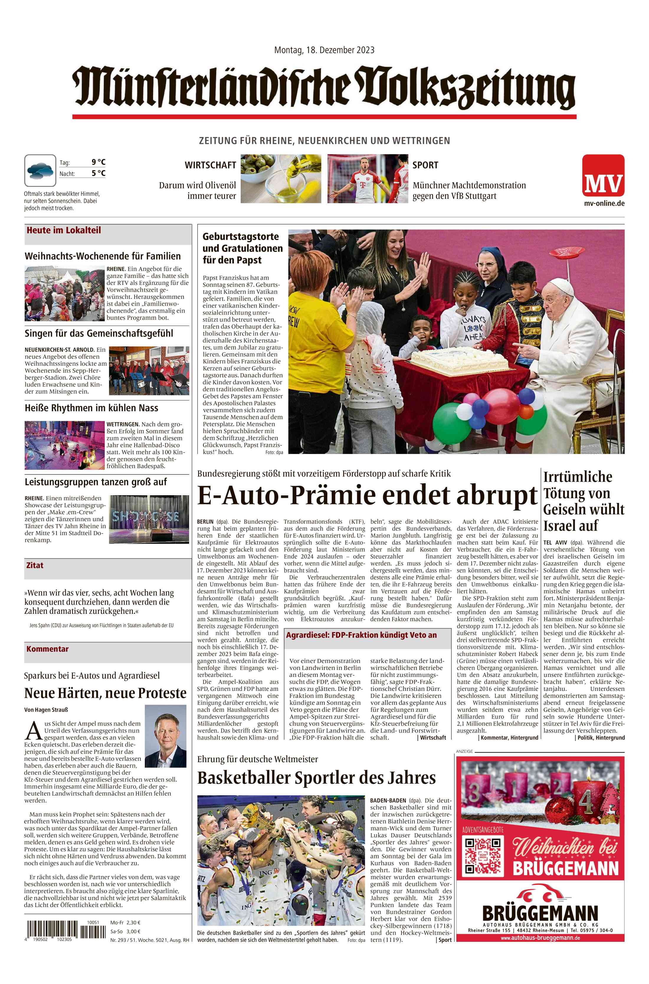 Ausgabe vom 18.12.2023