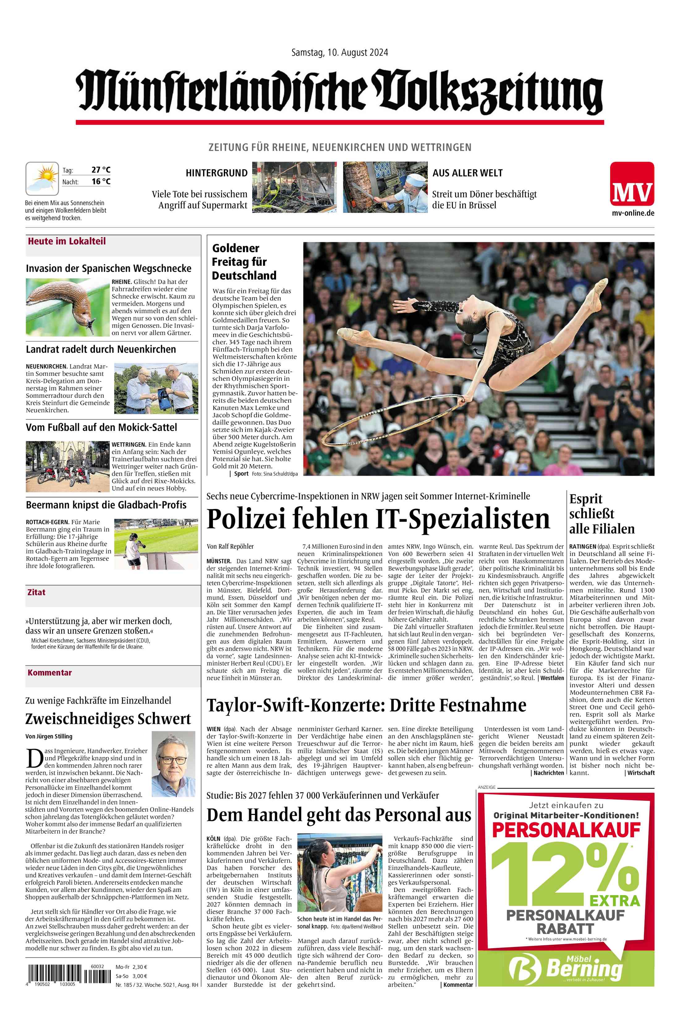 Ausgabe vom 10.08.2024
