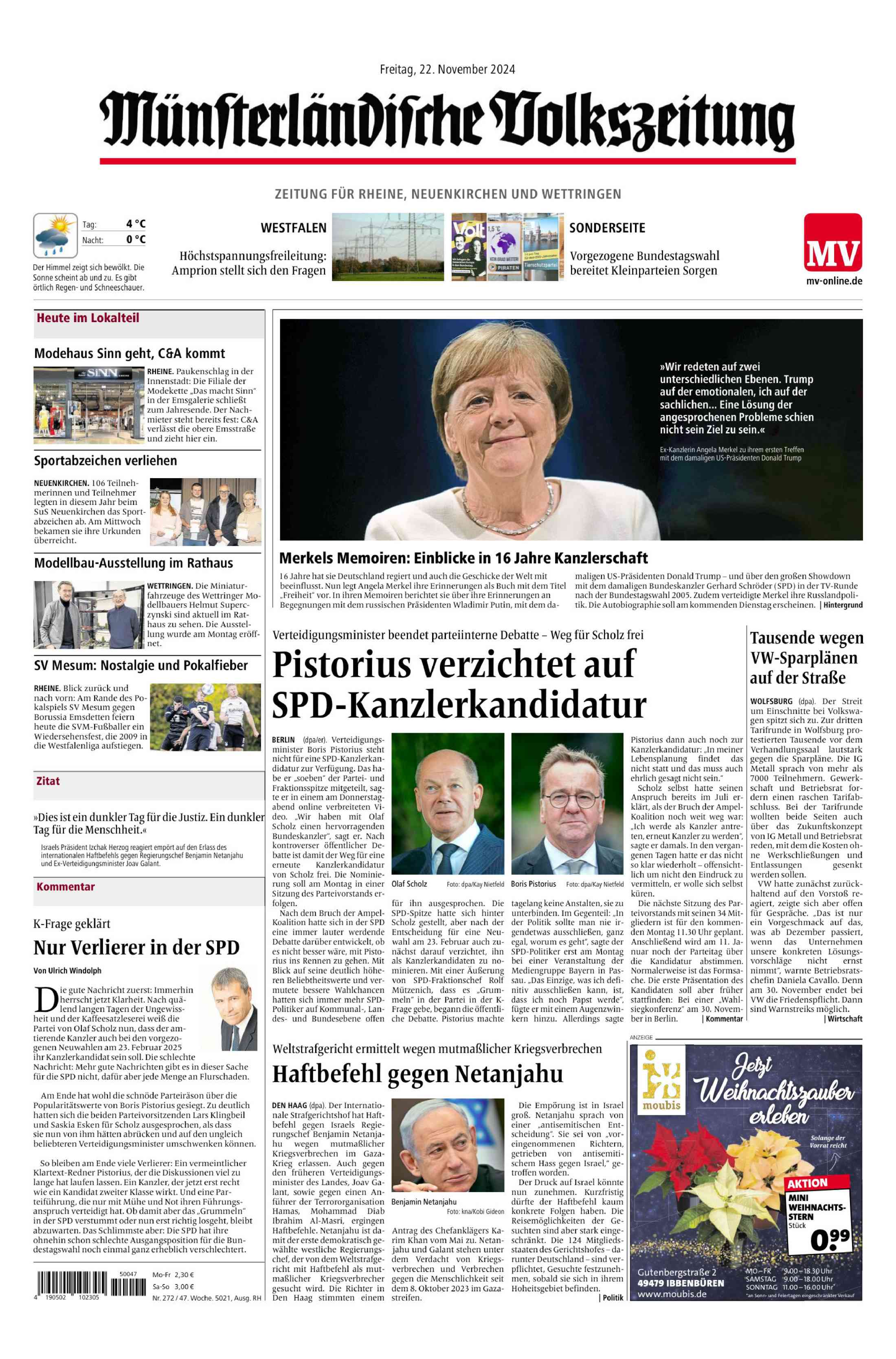 Ausgabe vom 22.11.2024