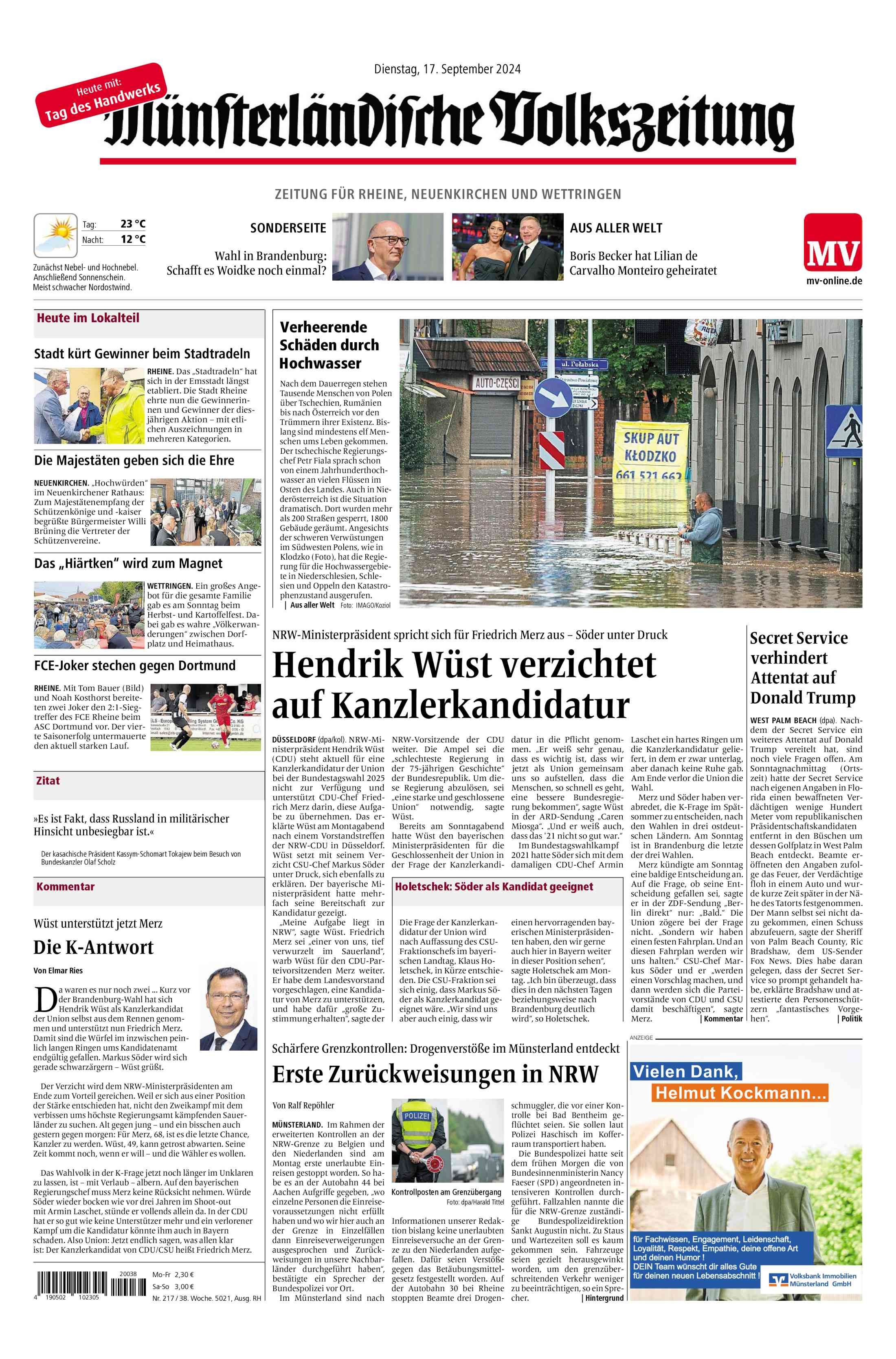 Ausgabe vom 17.09.2024