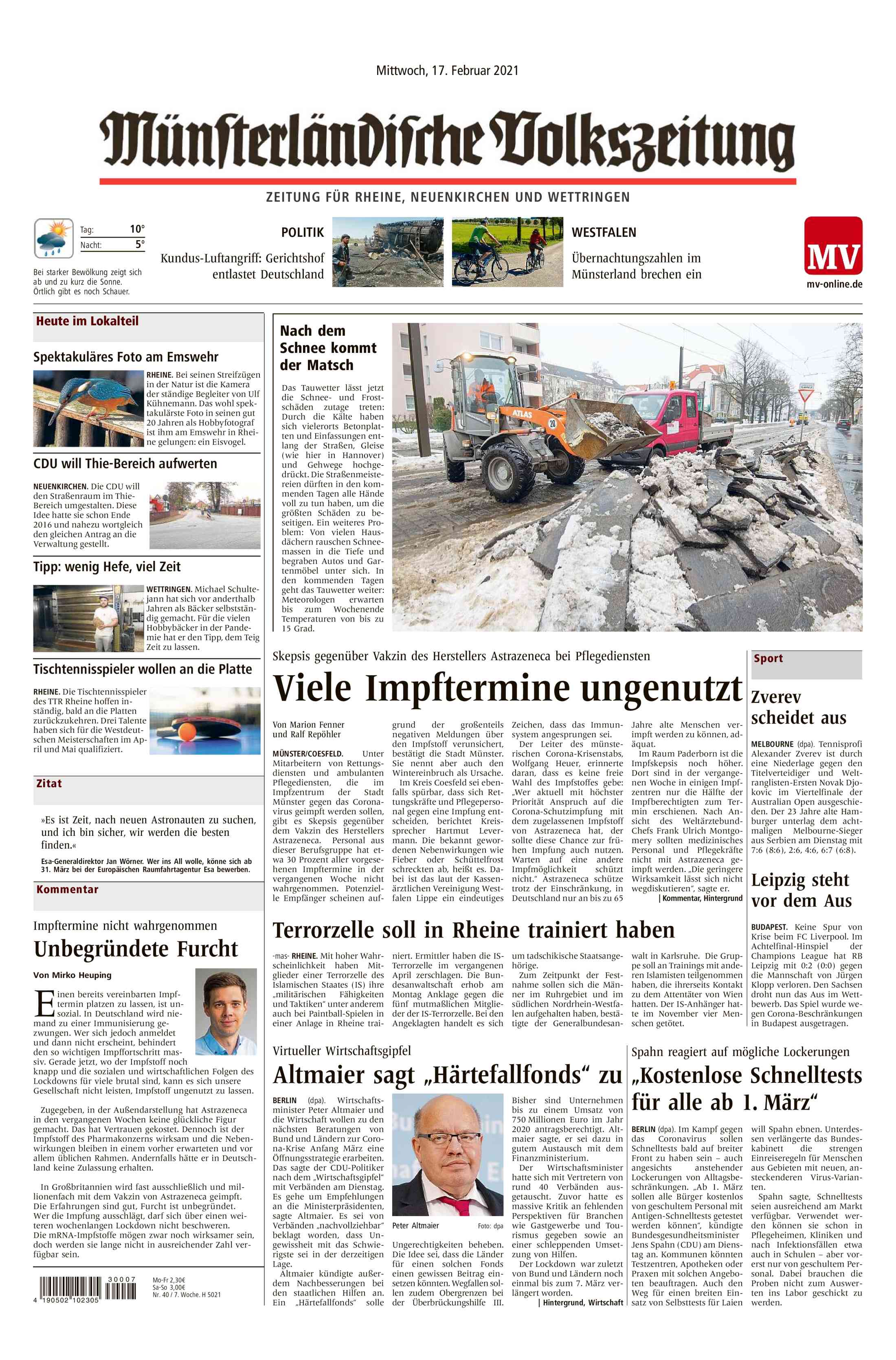Ausgabe vom 17.02.2021