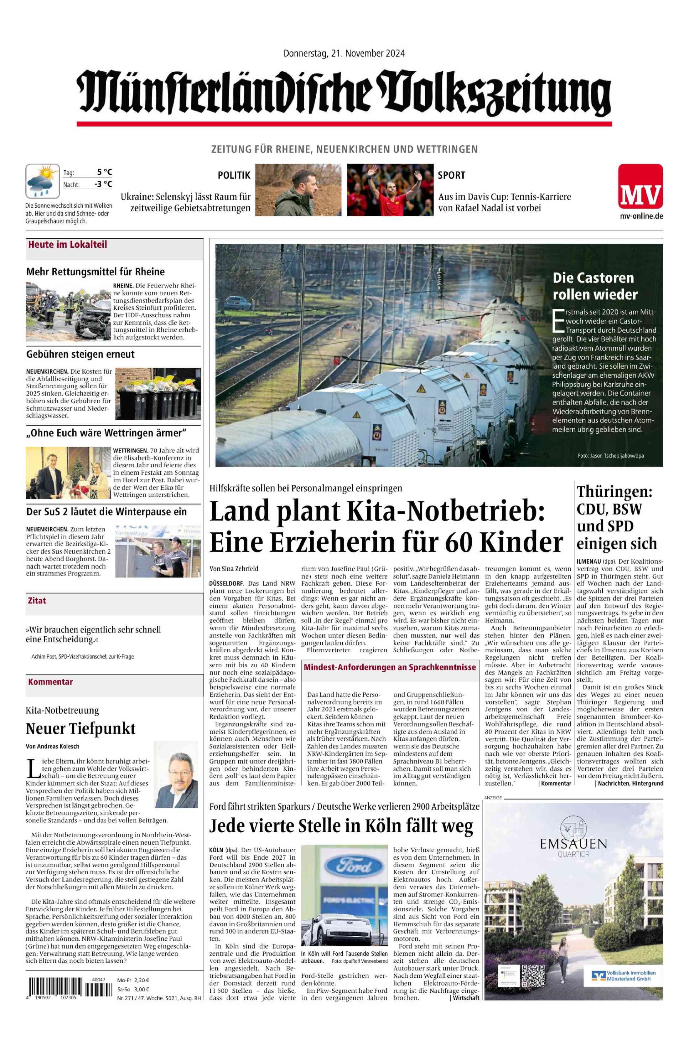 Ausgabe vom 21.11.2024