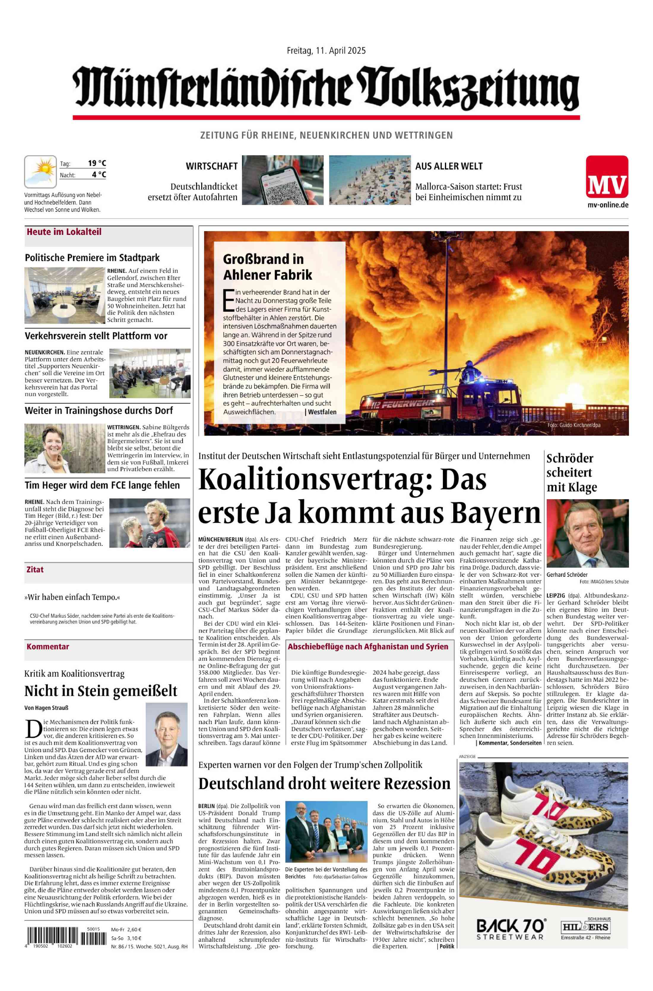 Ausgabe vom 11.04.2025