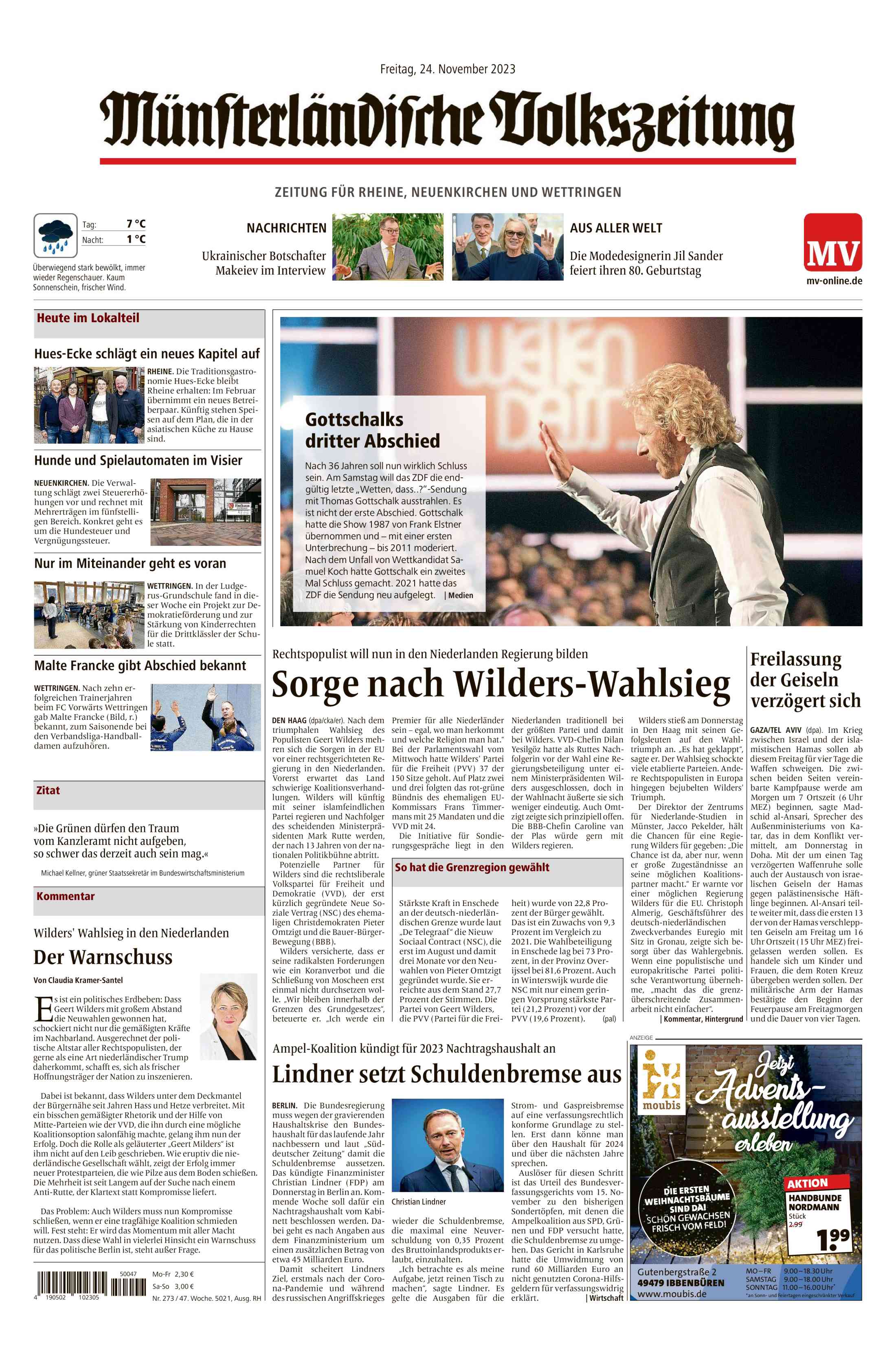 Ausgabe vom 24.11.2023