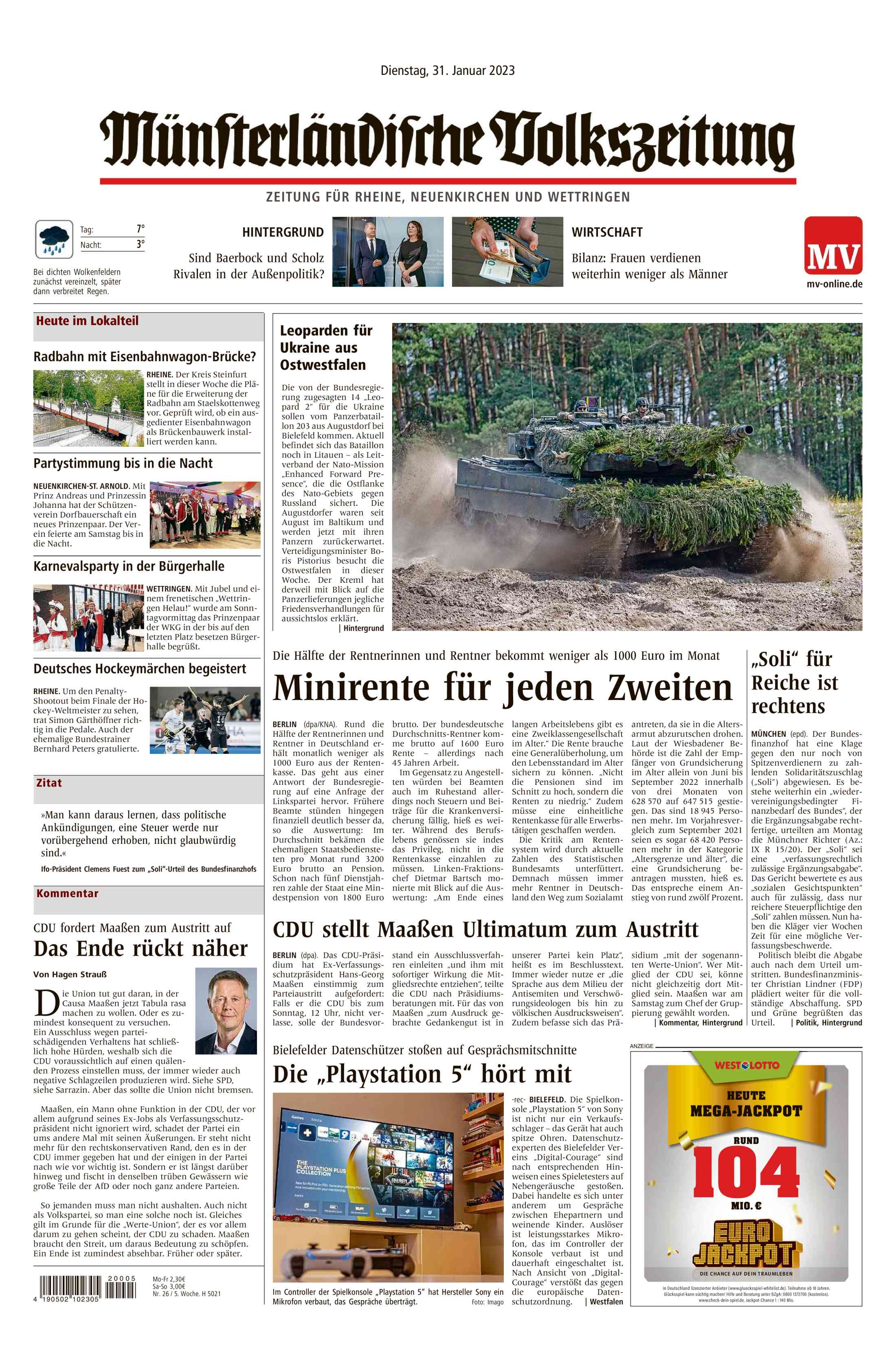 Ausgabe vom 31.01.2023