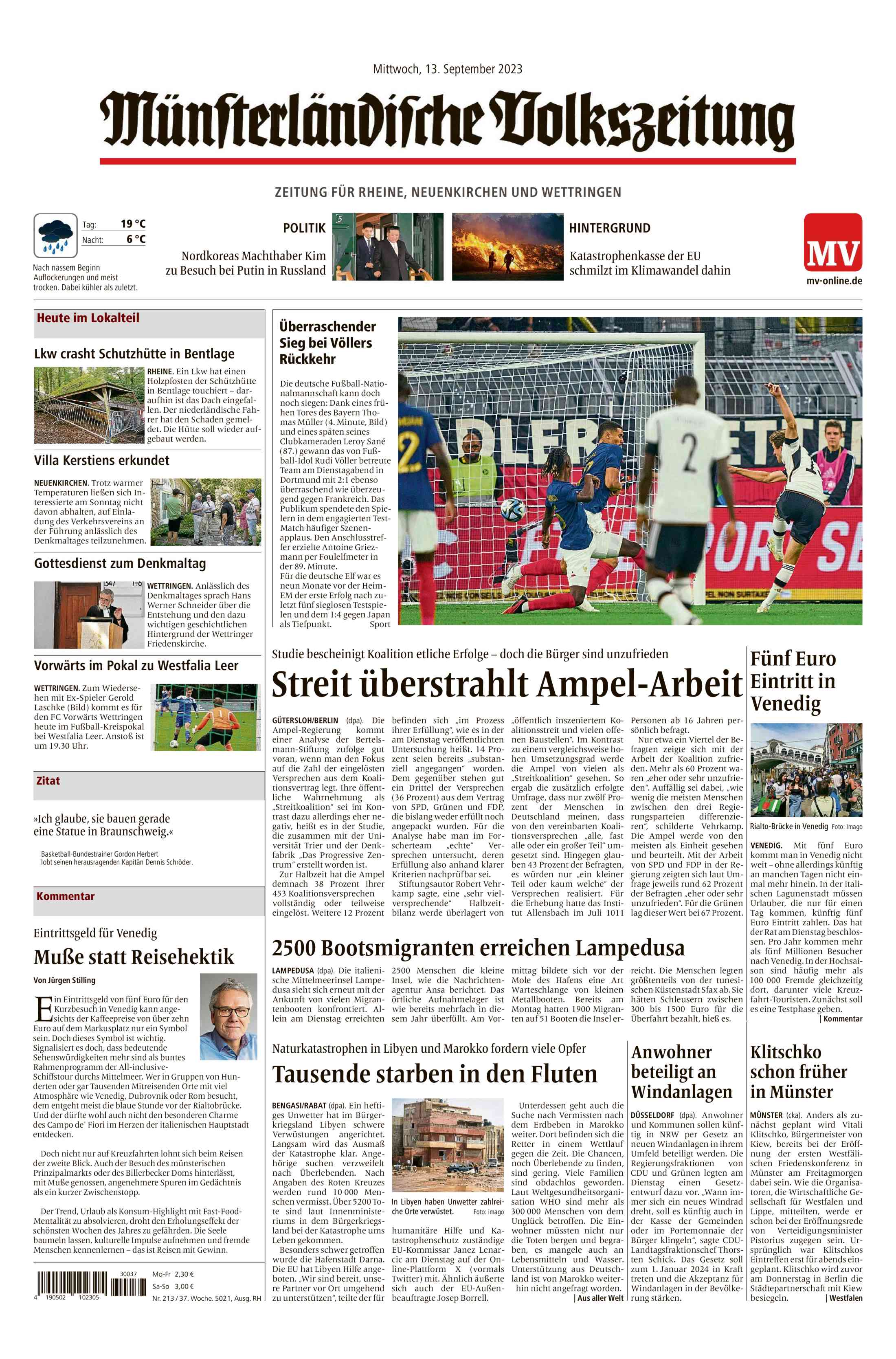 Ausgabe vom 13.09.2023