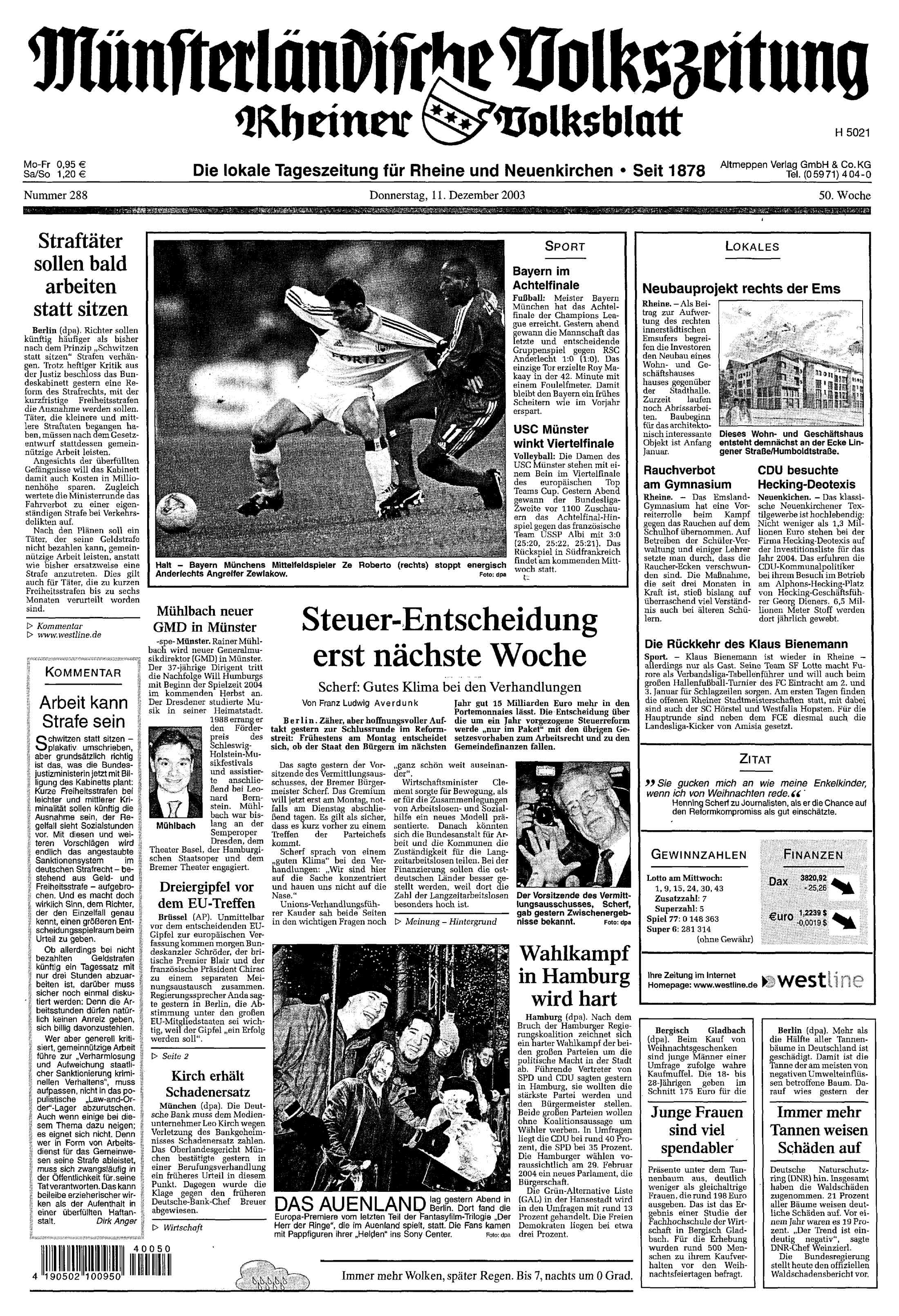 Ausgabe vom 11.12.2003