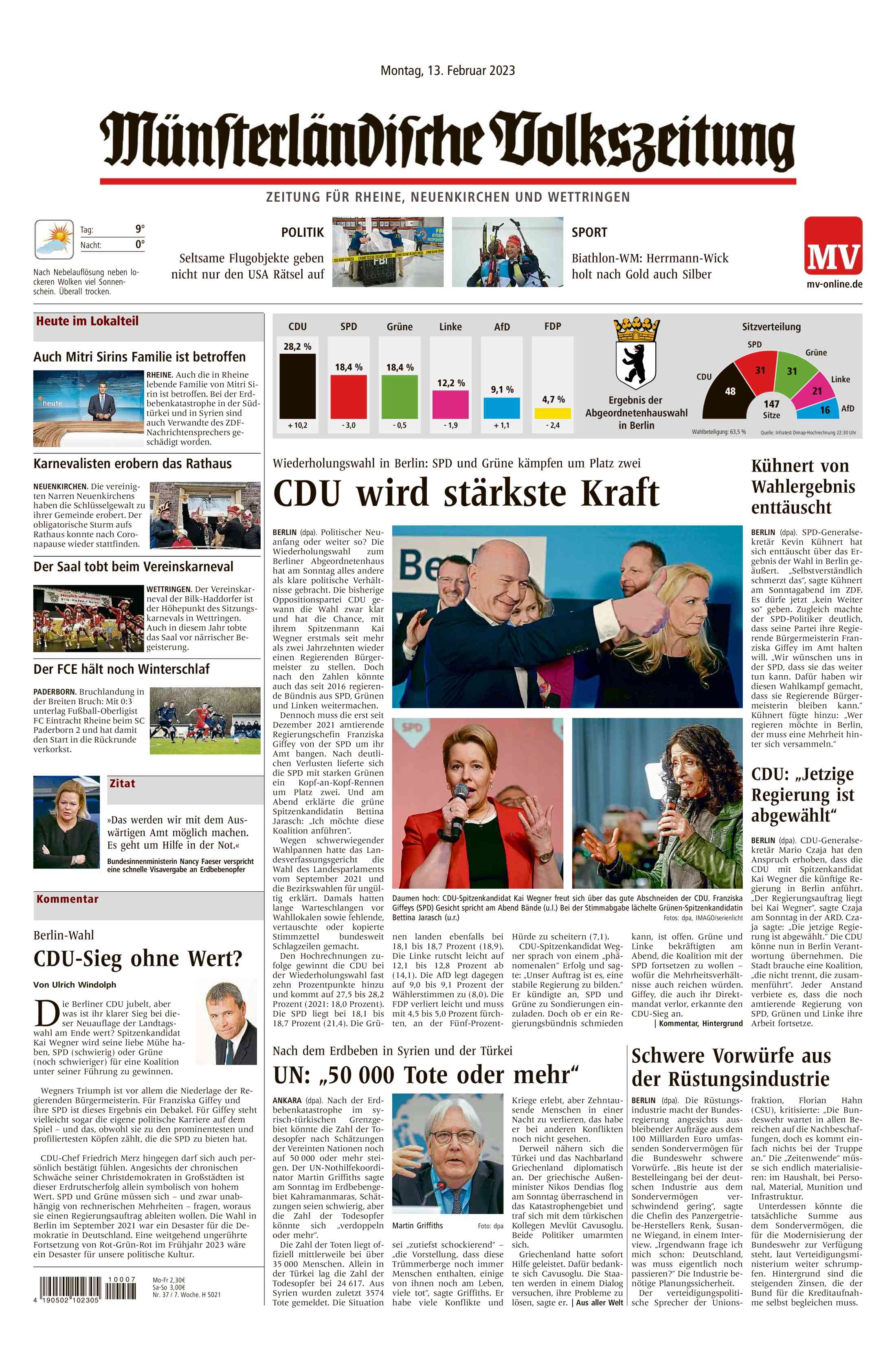 Ausgabe vom 13.02.2023