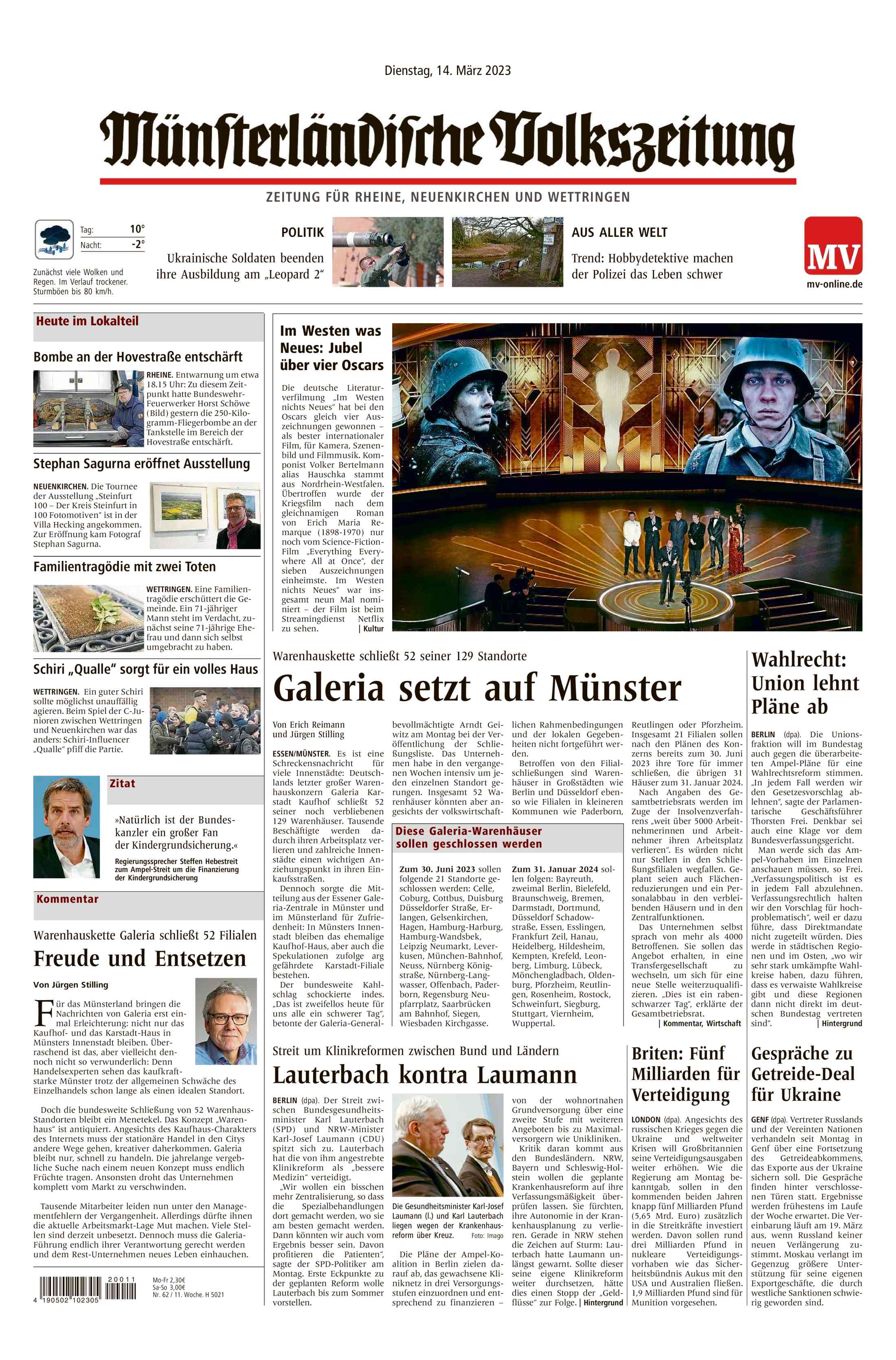Ausgabe vom 14.03.2023