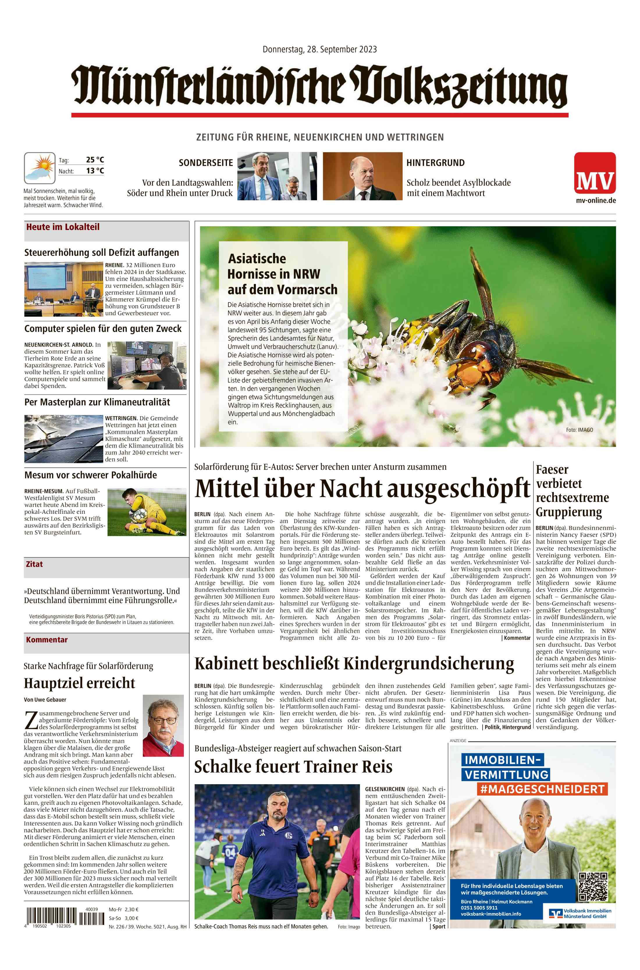 Ausgabe vom 28.09.2023