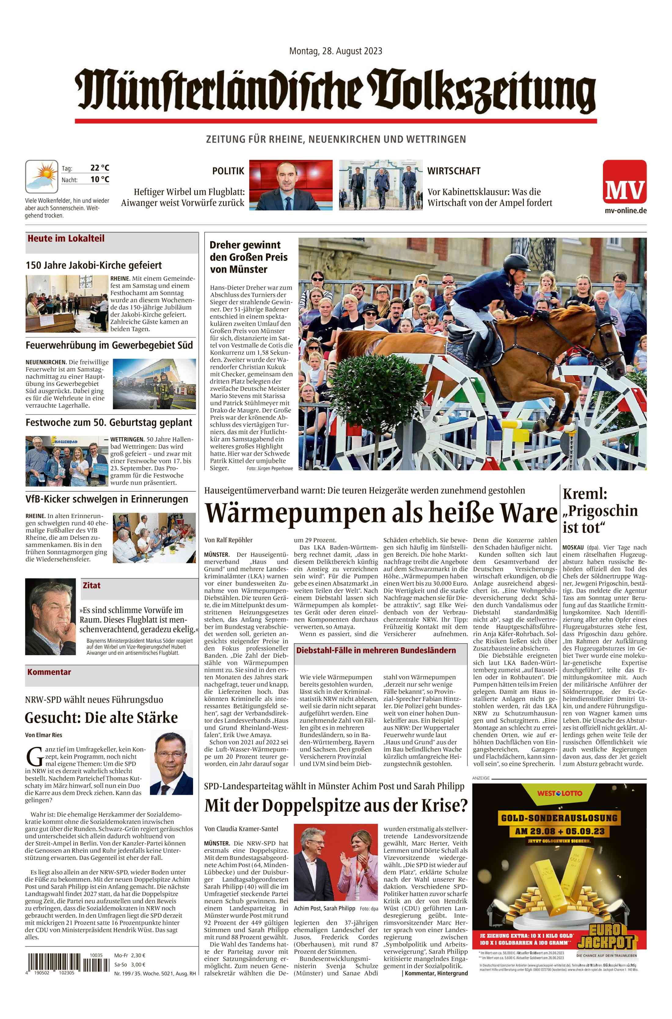 Ausgabe vom 28.08.2023