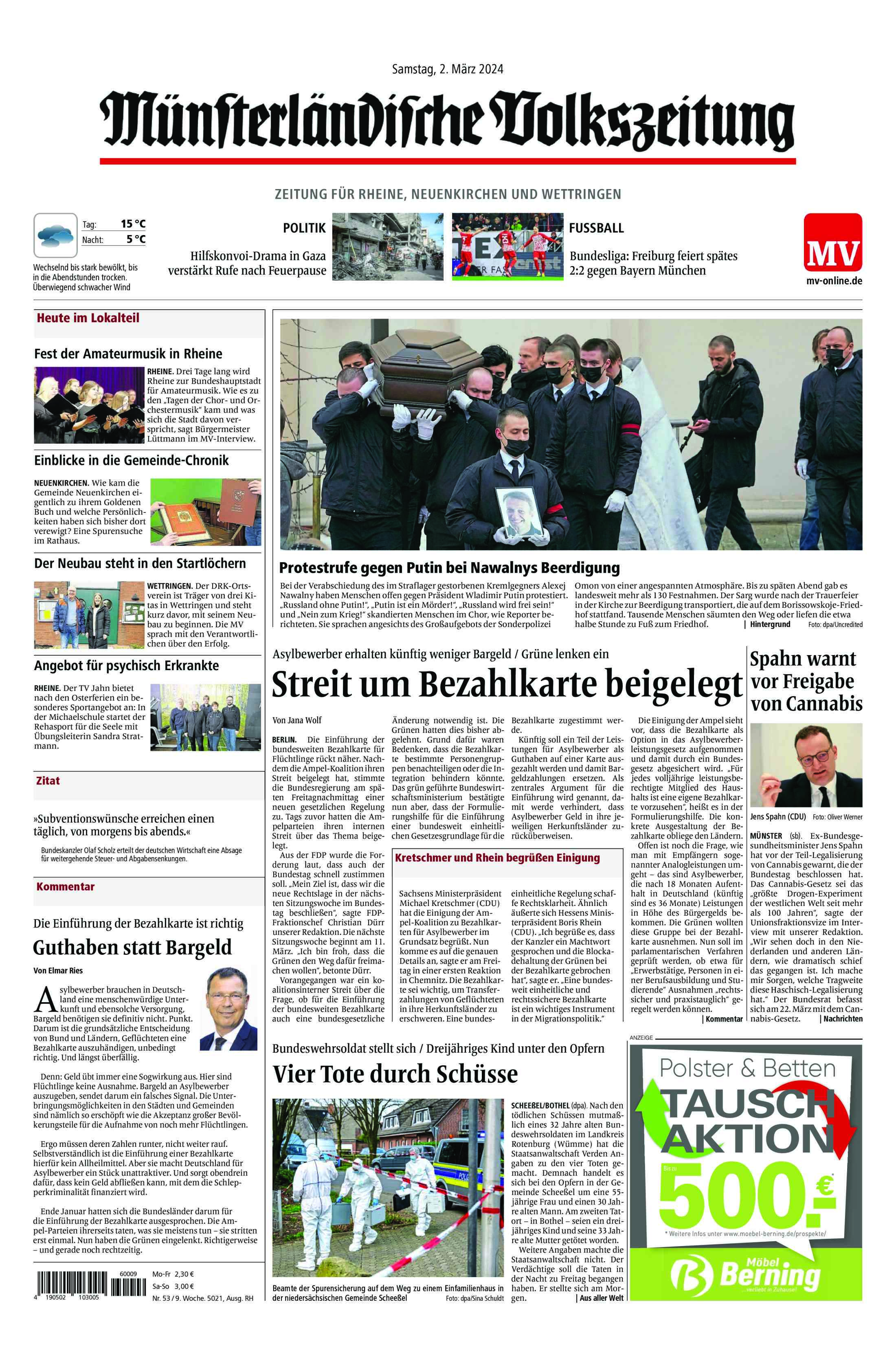 Ausgabe vom 02.03.2024
