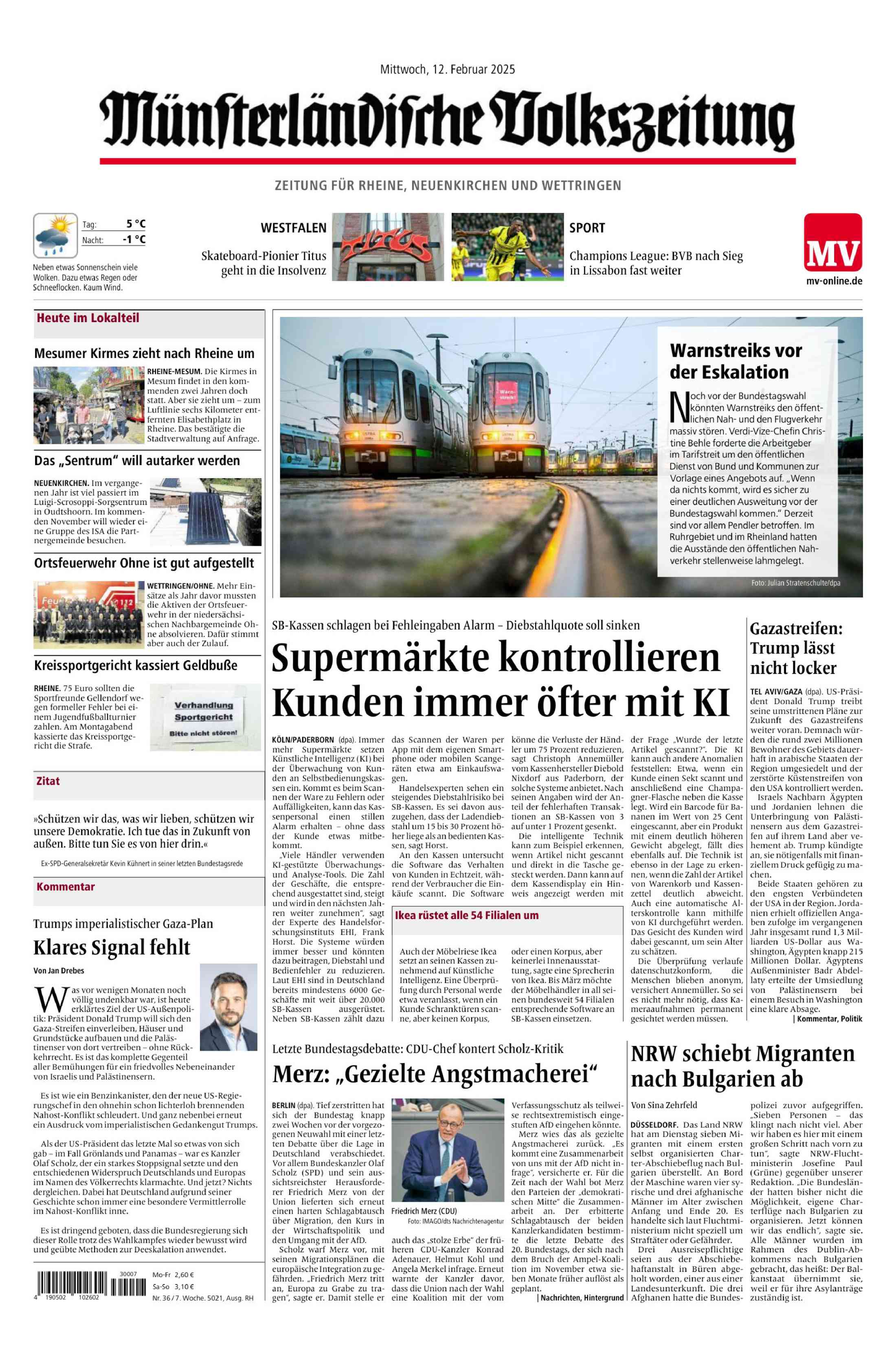 Ausgabe vom 12.02.2025