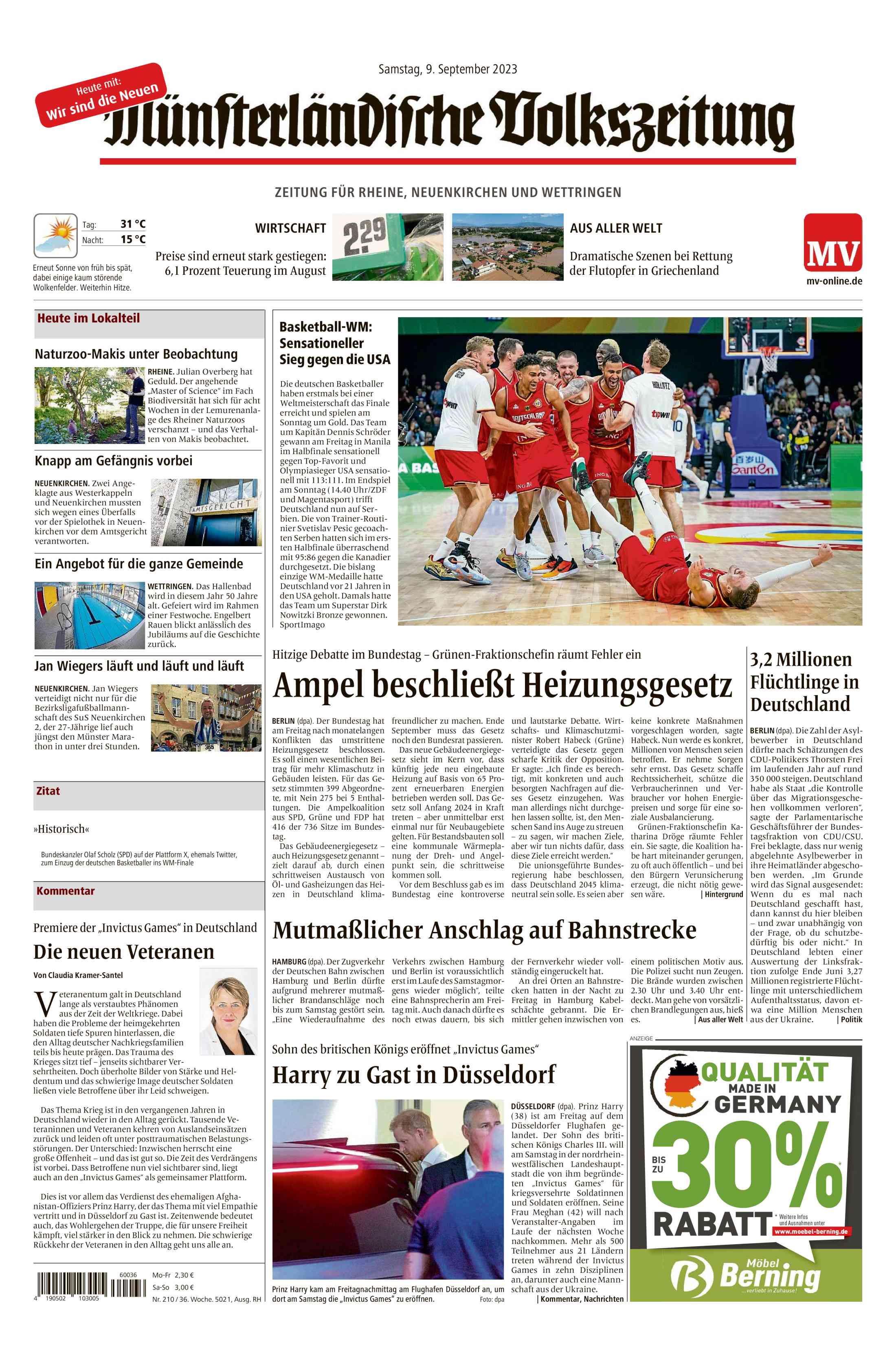 Ausgabe vom 09.09.2023