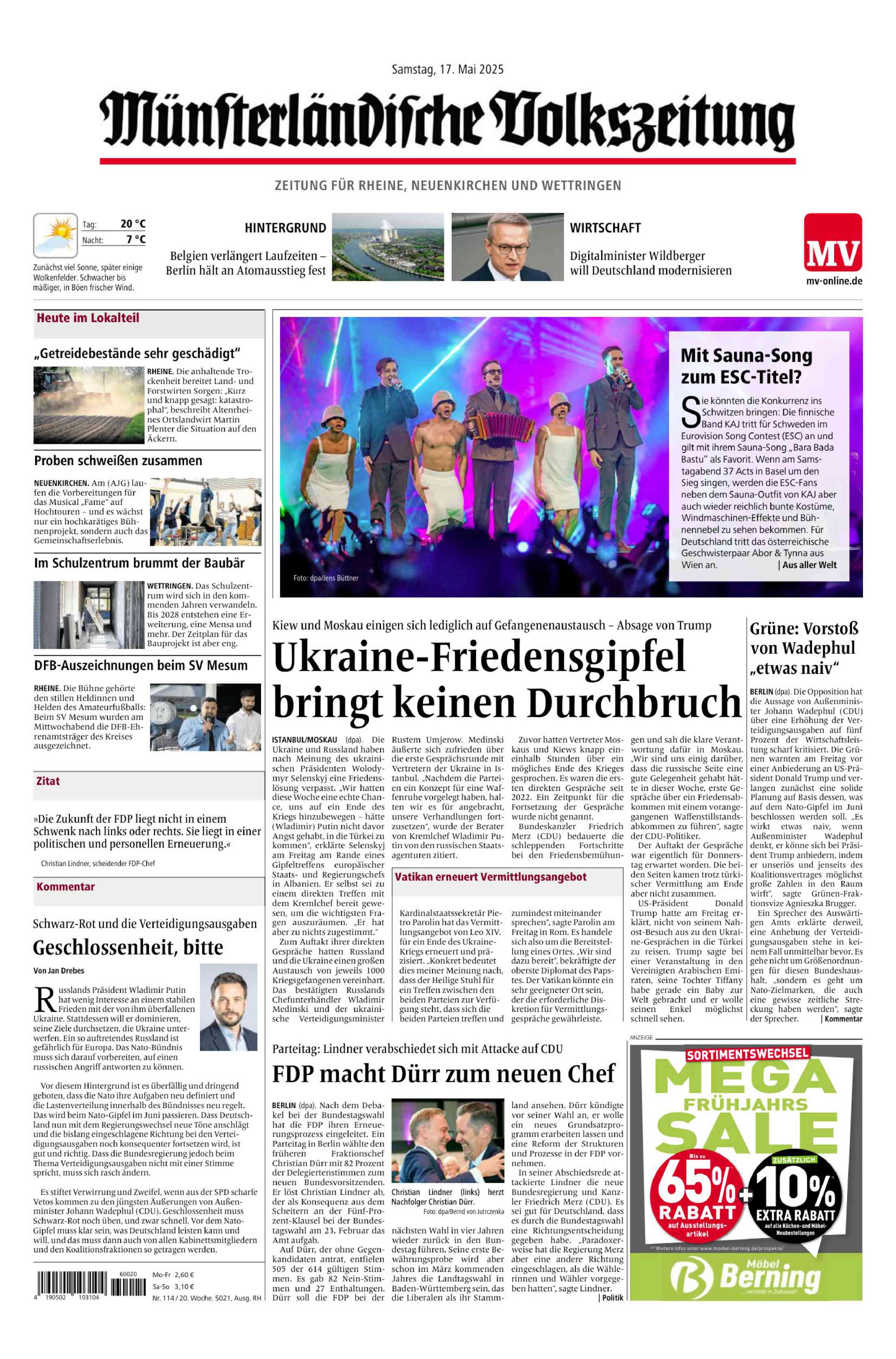 Ausgabe vom 17.05.2025