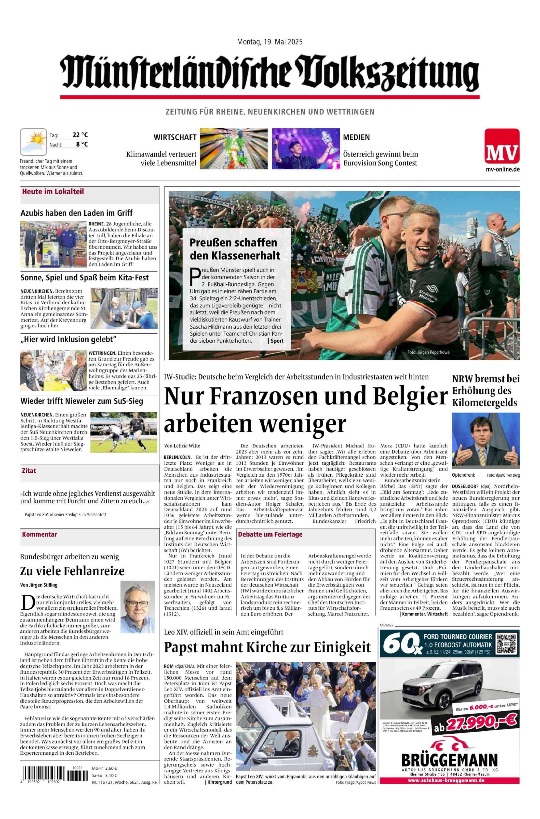 Ausgabe vom 19.05.2025