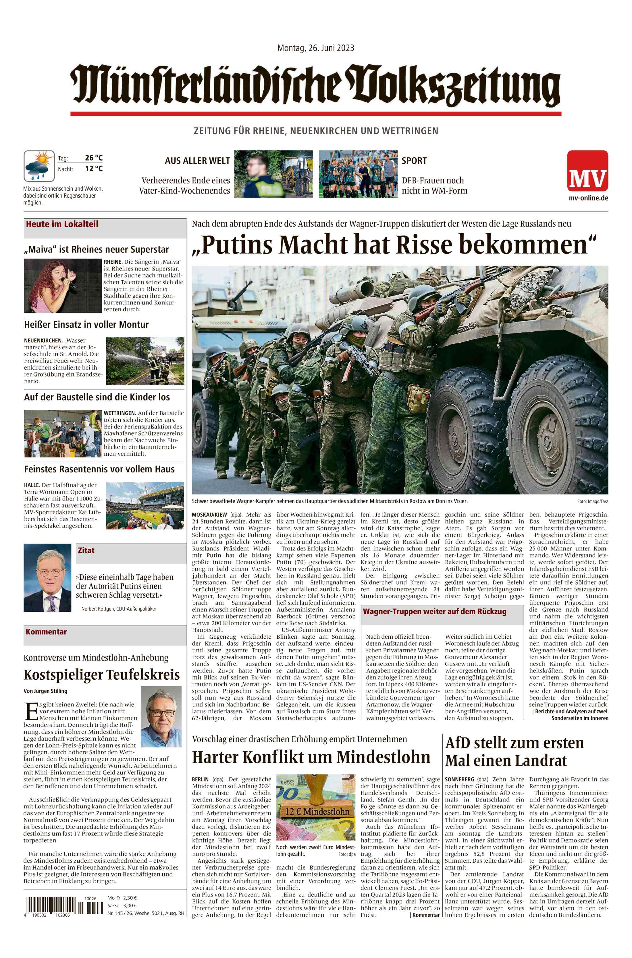 Ausgabe vom 26.06.2023