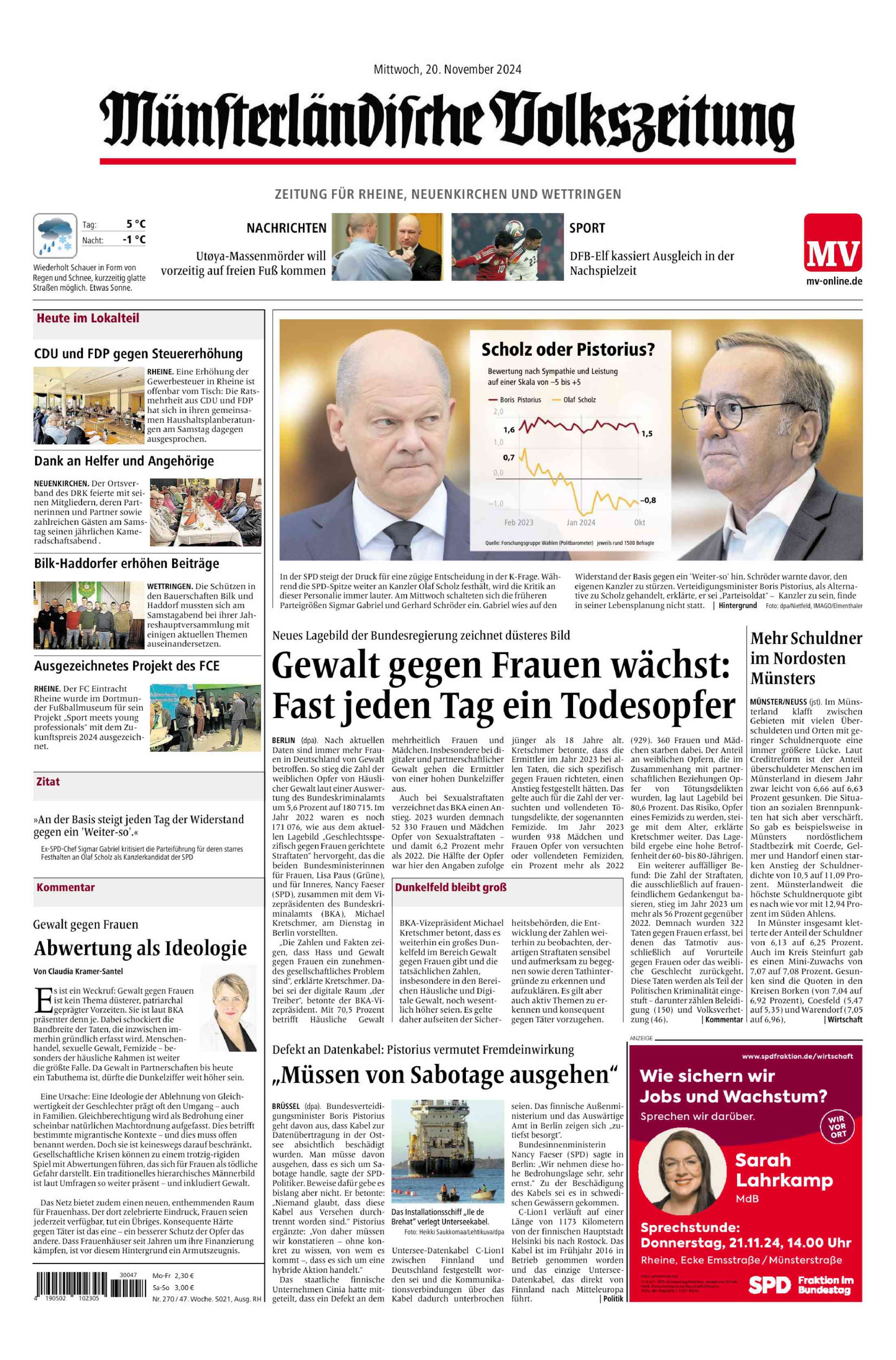 Ausgabe vom 20.11.2024