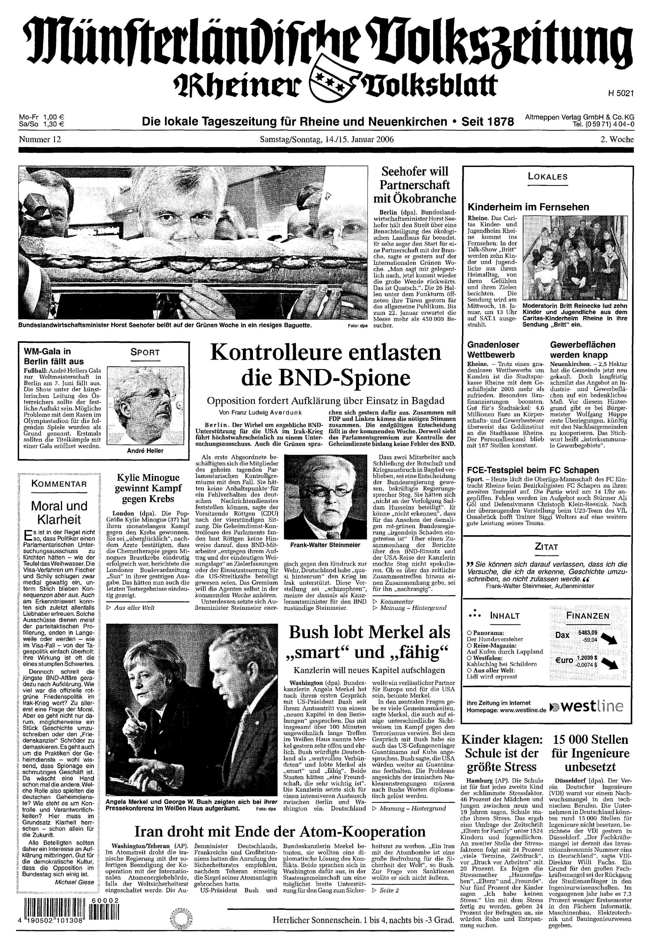 Ausgabe vom 14.01.2006