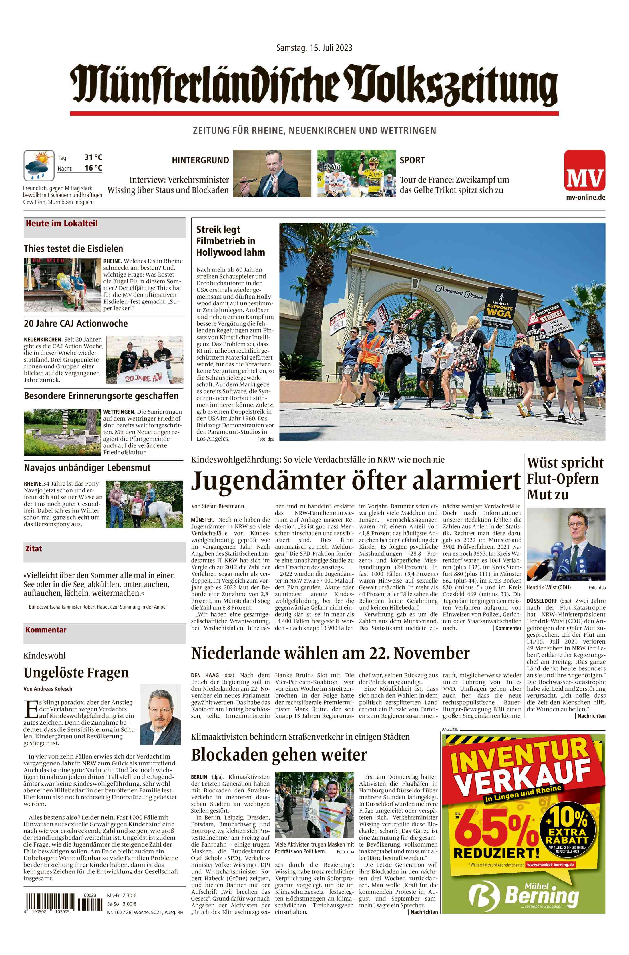 Ausgabe vom 15.07.2023