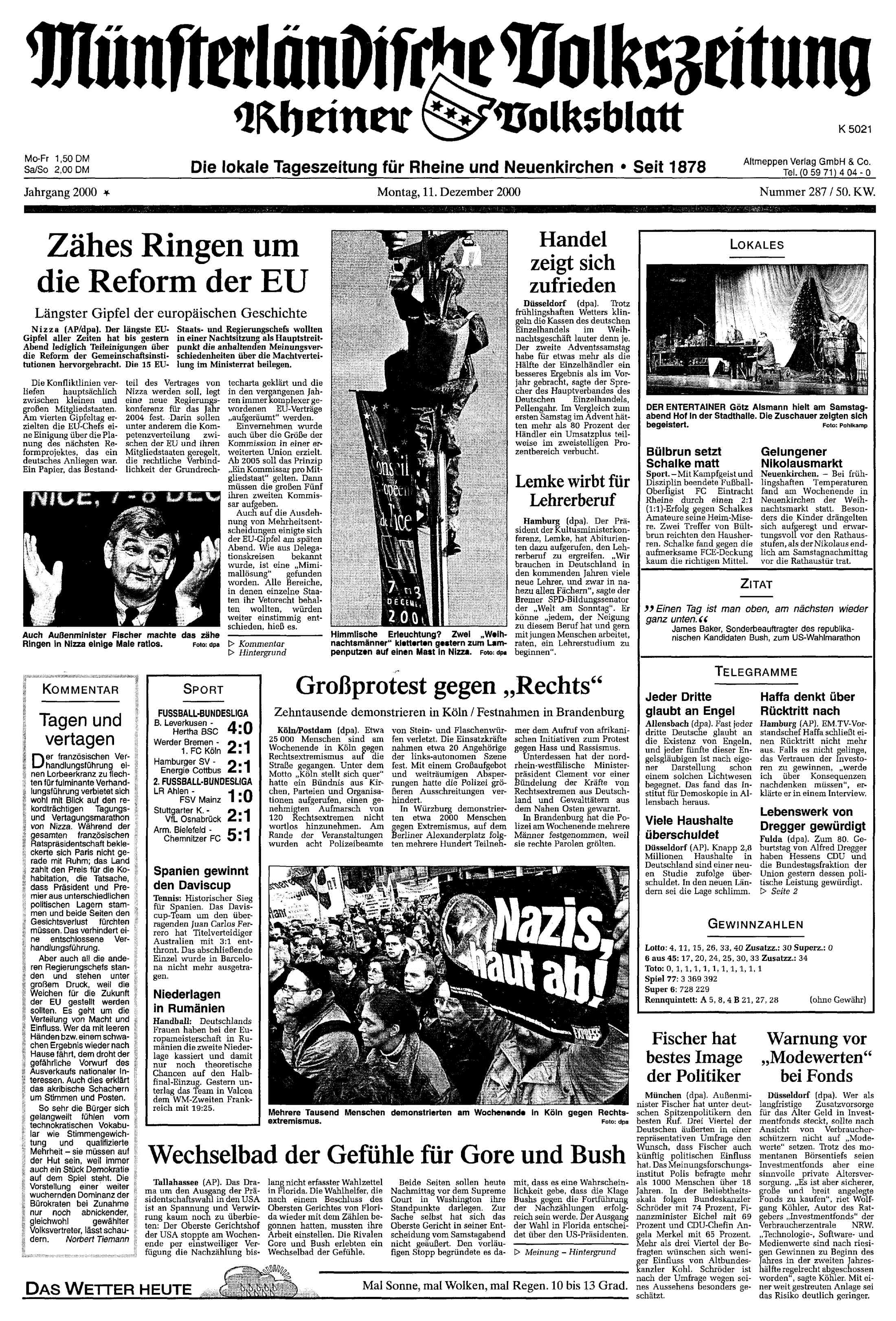 Ausgabe vom 11.12.2000