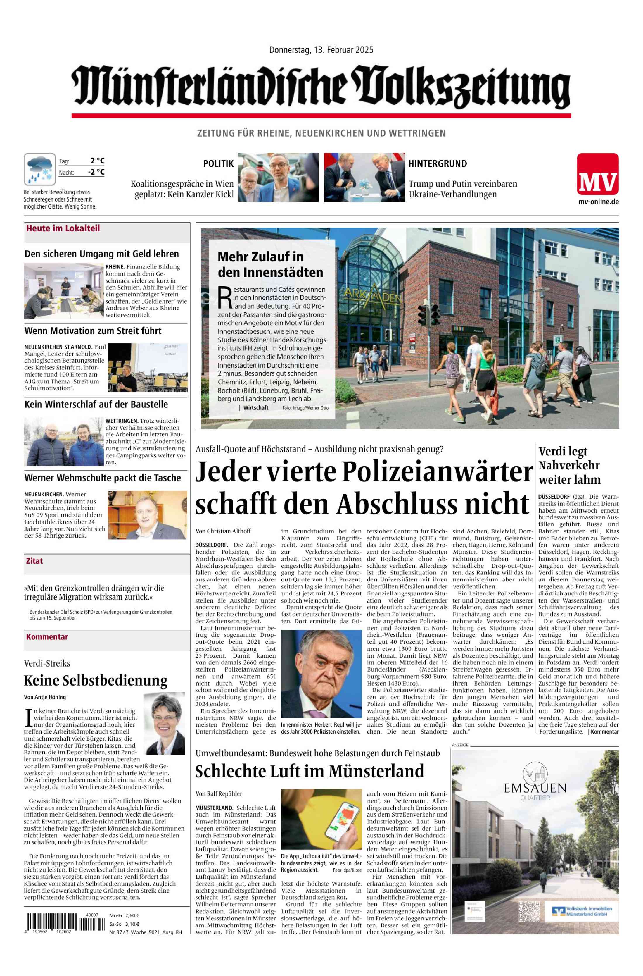 Ausgabe vom 13.02.2025