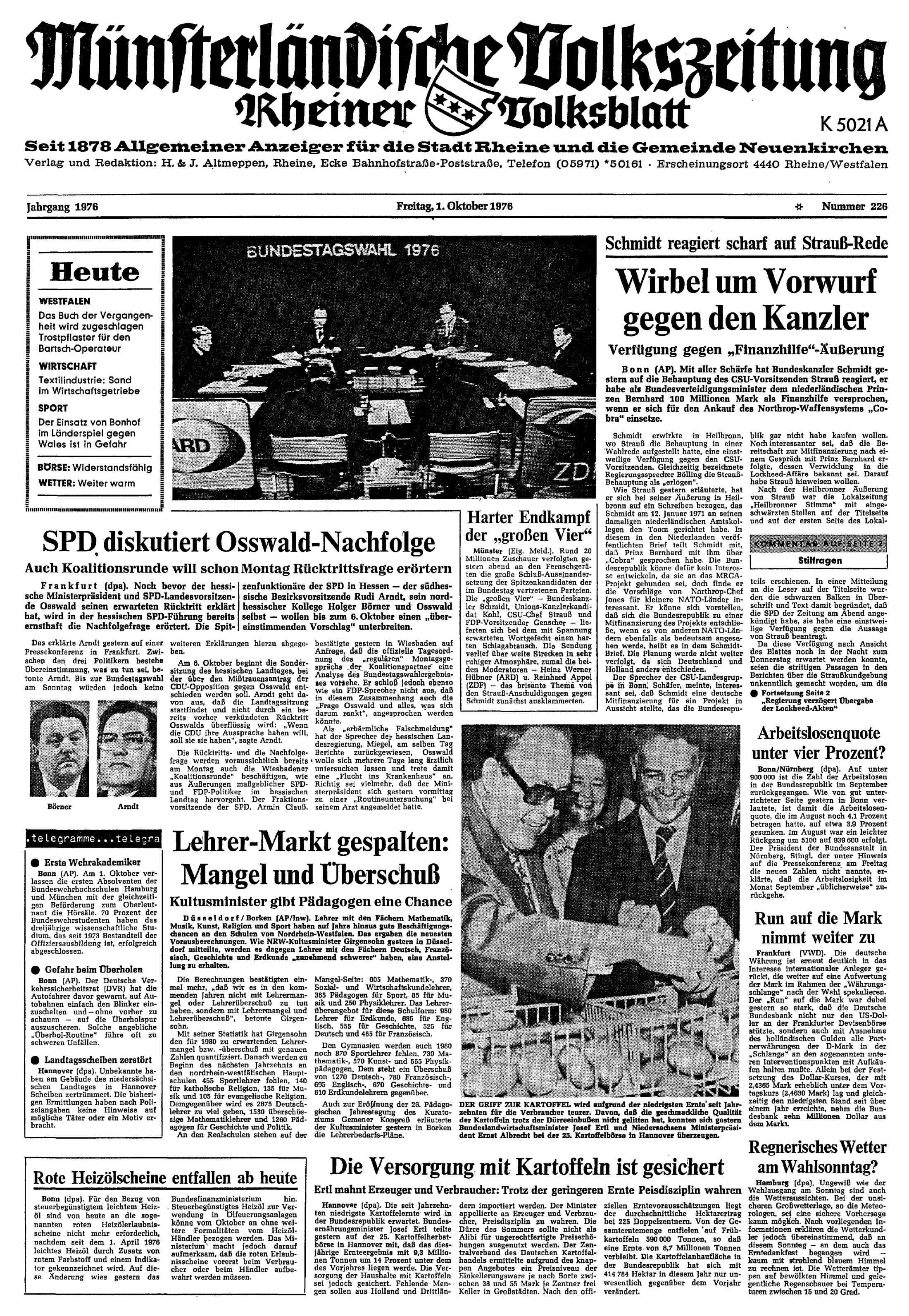 Ausgabe vom 01.10.1976